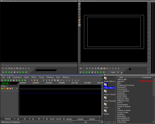 Cinelerra Screenshot