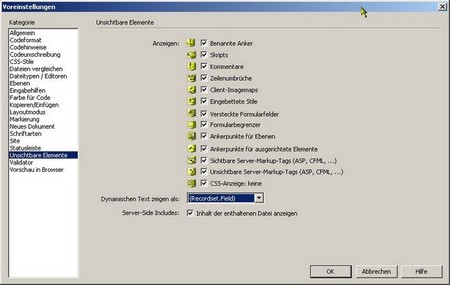 Dreamweaver Settings 03