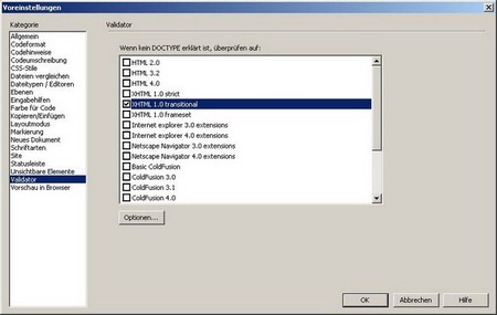 Dreamweaver Settings 04